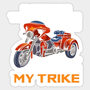 TRIKE MOTORCYCLE: My Trike Sticker